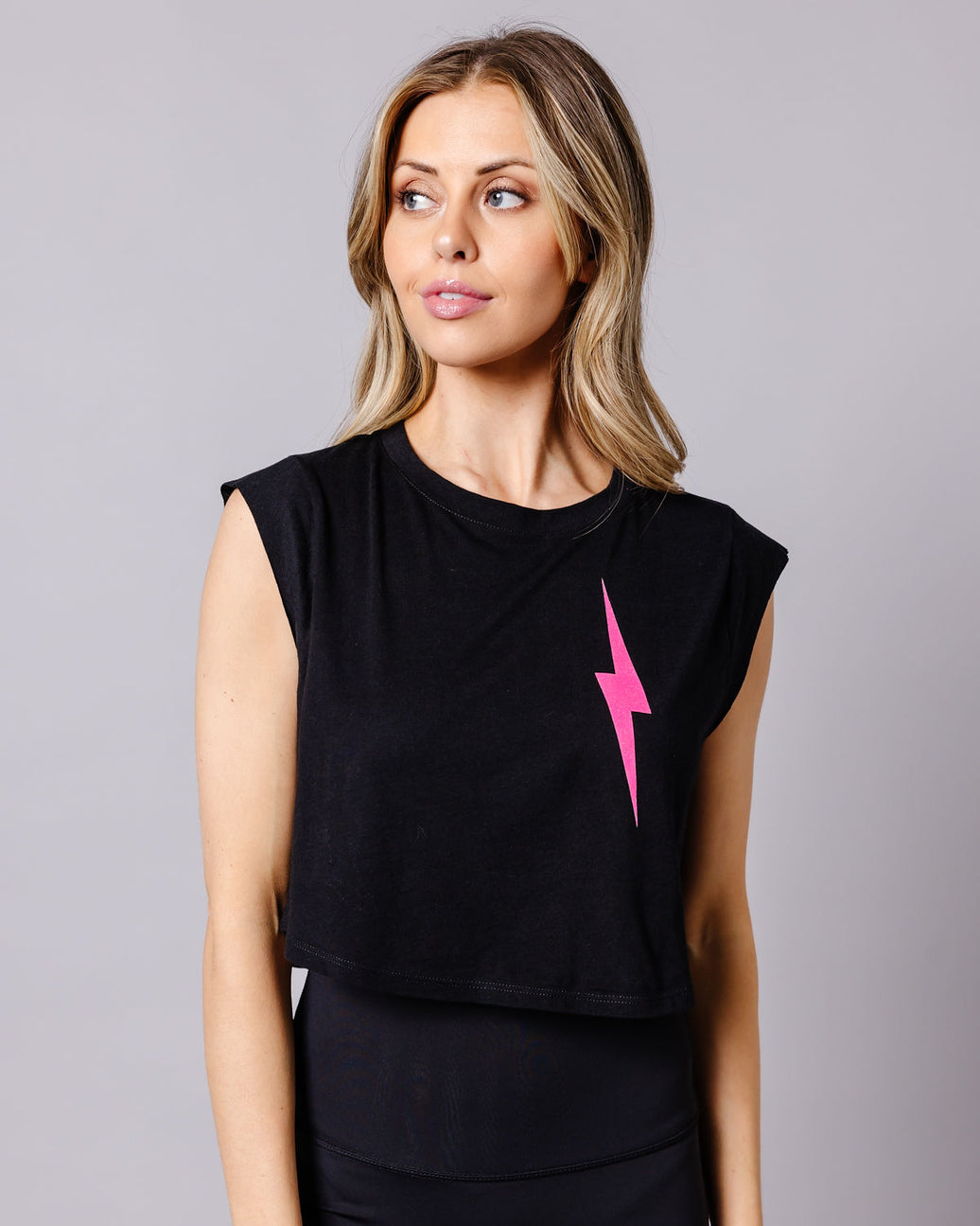 HF Instructor Muscle Crop Tank *S & L*