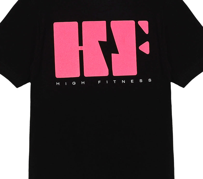 HF High Fitness Black Fav Tee