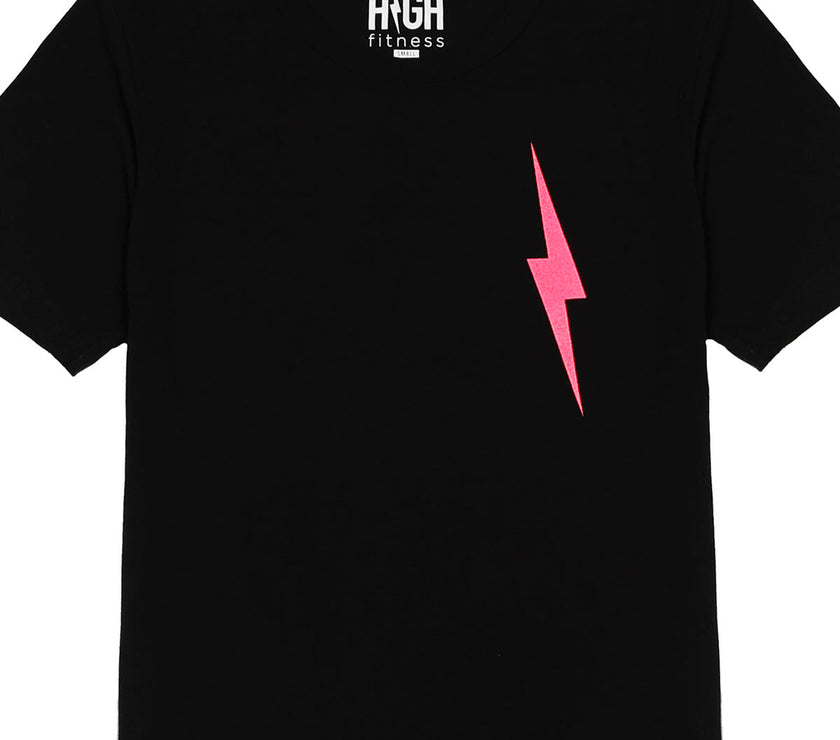 HF High Fitness Black Fav Tee