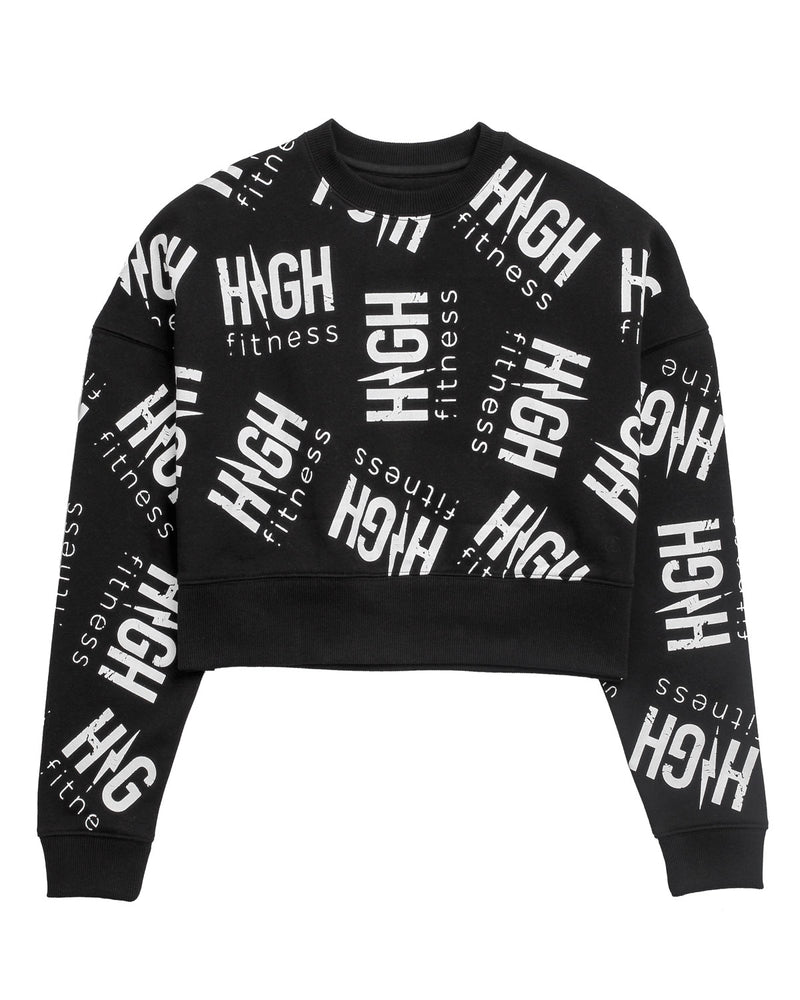Crop Sweatshirt | Black *Medium*