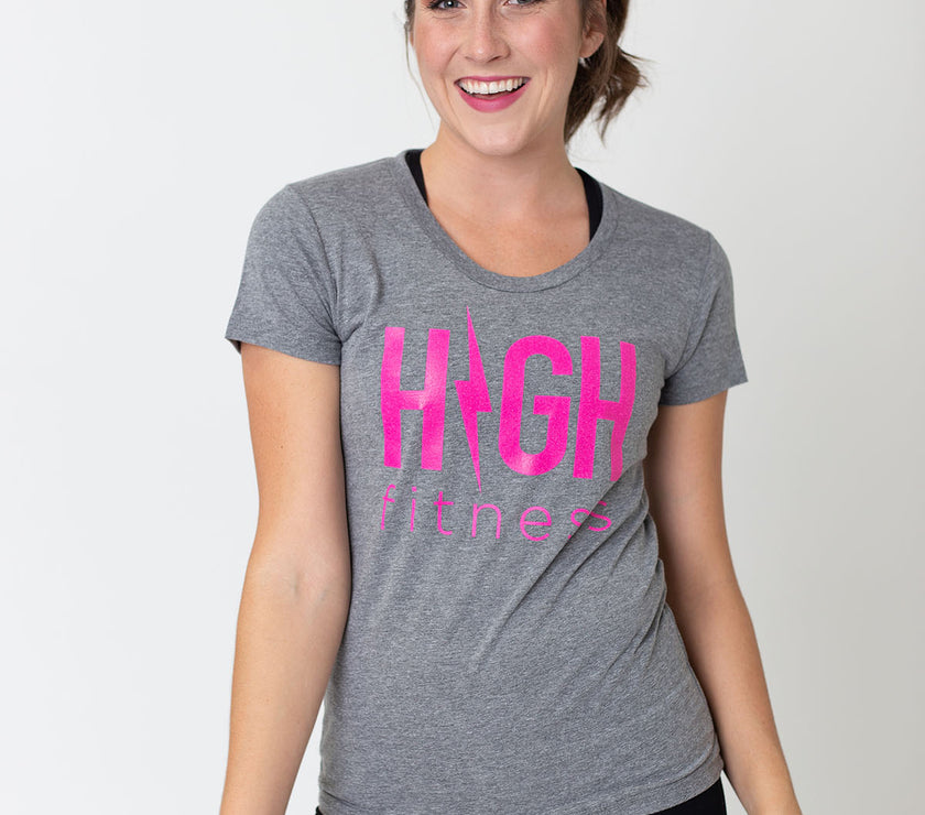 Hawt Pink Women's Tee | Gray *XS*